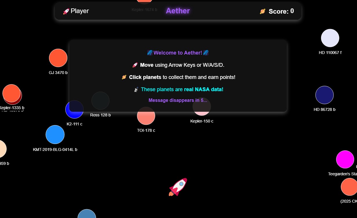 Aether Space Exploration